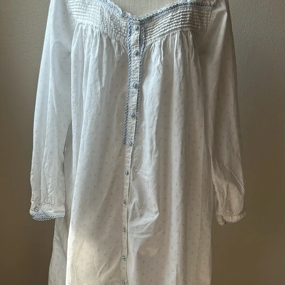 Eileen West Long Sleeve Cotton Nightgown - Picture 4 of 12